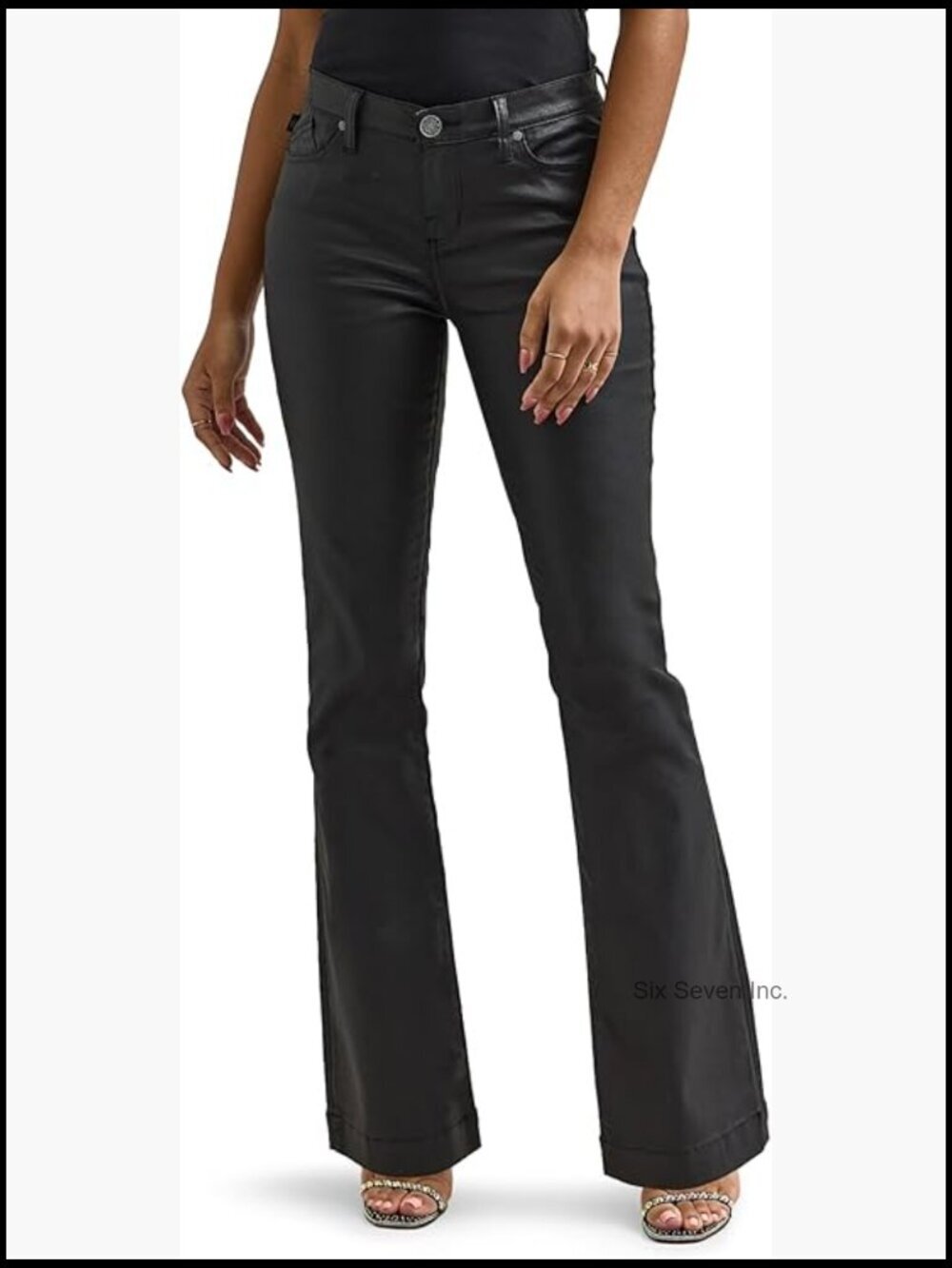 Mid Rise Bootcut Jeans with Slimming Technology